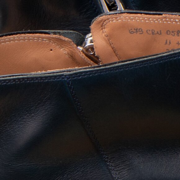 Saint Crispin's Chukka Boots Men's Size 11 H Midnight Blue Rubber Sole $2000 - Picture 3 of 13